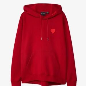 IVY PARK IVY HEART RED HOODIE